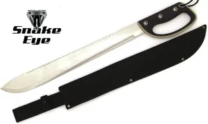 Snake Eye Tactical Full-Tang Fixed Blade Machete w/Sheath Outdoors Hunting Camping Fishing (770SL)