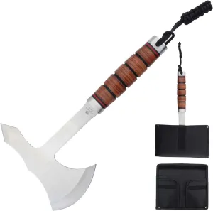Snake Eye Tactical Tomahawk Gaming Steel Axe with Nylon Sheath 11" Outdoor-Recreation, Camping, Hunting Hatchets & Games for Adults