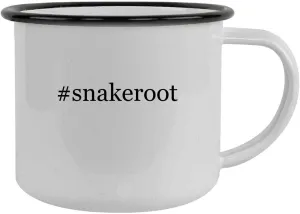 #snakeroot - 12oz Hashtag Camping Mug Stainless Steel, Black