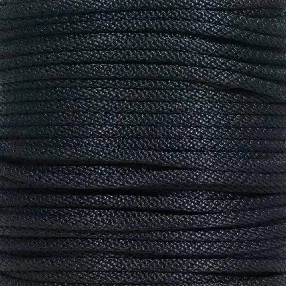 Solid Braid Nylon Rope - 1/2 Inch x 50 Feet - Black