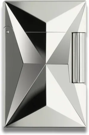 S.T. Dupont Fire X Line 2 Small Double Soft Flame Cigar Lighter - Palladium