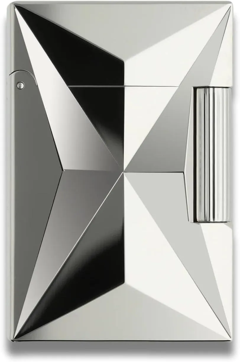 S.T. Dupont Fire X Line 2 Small Double Soft Flame Cigar Lighter - Palladium