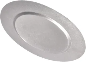 Stainless Steel Food Plate Serving Plate Desserts and Dinnerware Easy to Clean Smooth for Restaurants Camping and Outdoor Use Vintage Design