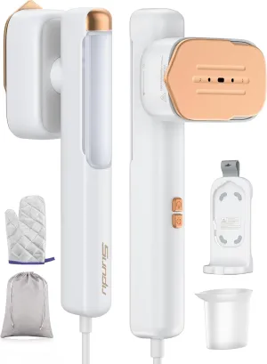 Steamer for Clothes, 120-240V Handheld Garment Steamer, Sundu Travel Steamer ＆ Iron 2 In 1, 15s Fast Heat up
