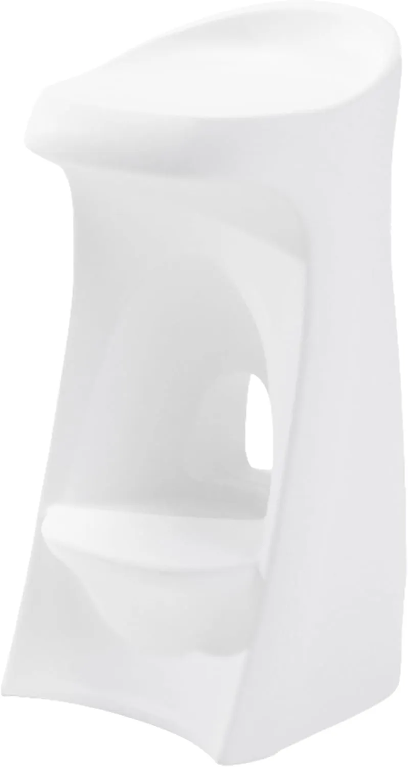Step2 in-Pool Stool, Outdoor/Indoor Waterproof Patio Furniture, Bar Stool, Pool Lounge Chair, Made of Durable Resin, Weighted, White