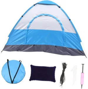 SUPVOX Professional Sunshade Tent for Beach Wear-Resistant 3 Ventilated Windows Compact for 2-3 People Camping Accessory