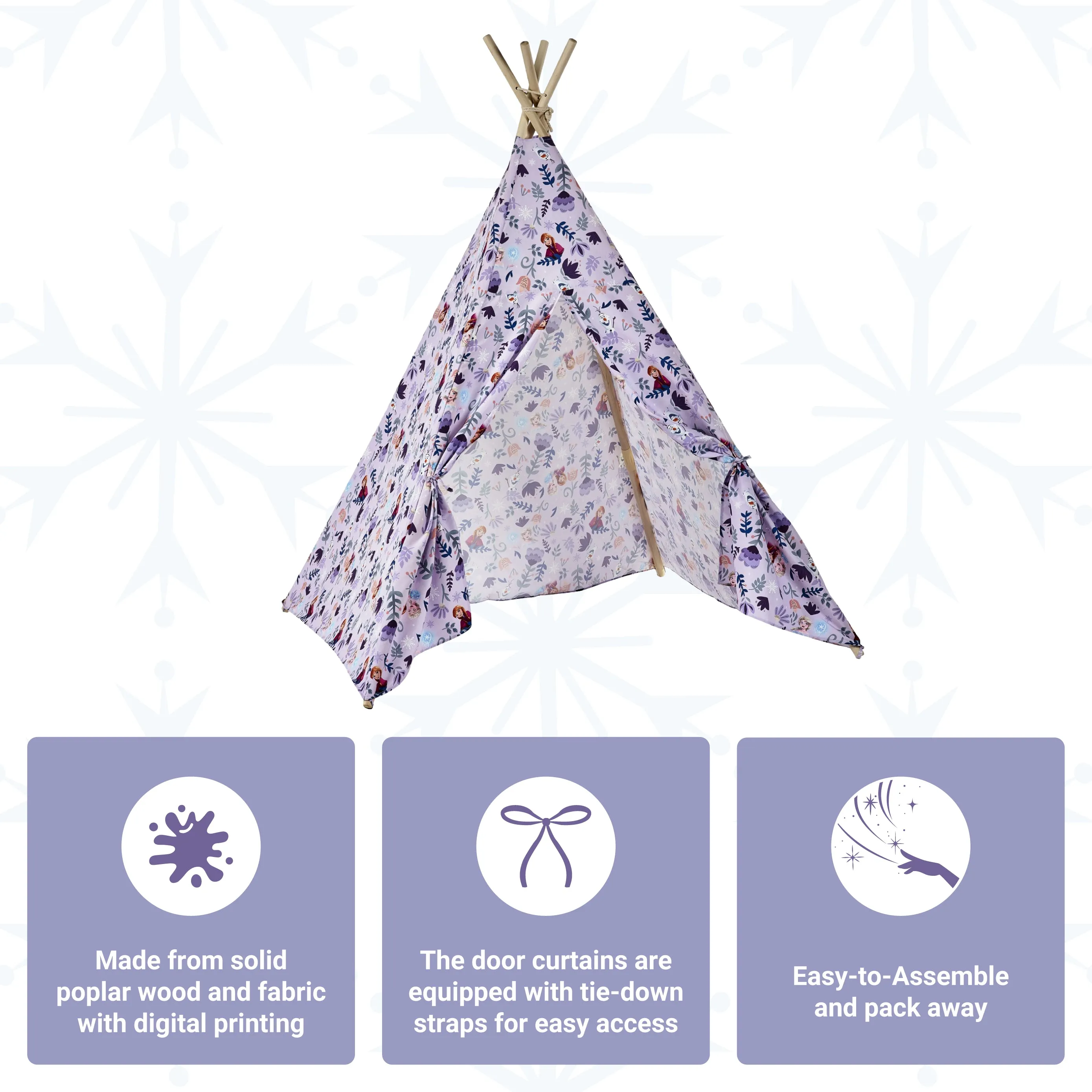 Teepee Disney Kids Carry Tent Tech-savvy Frozen with Bag Trustworthy