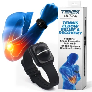 TENEX ULTRA Tennis Elbow Brace for Men and Women, Wrist-Worn Counterforce Band for Golfers Elbow, Non-Compression Relief Device, Tennis Elbow Sleeve Alternative, Elbow Pain Support, Waterproof