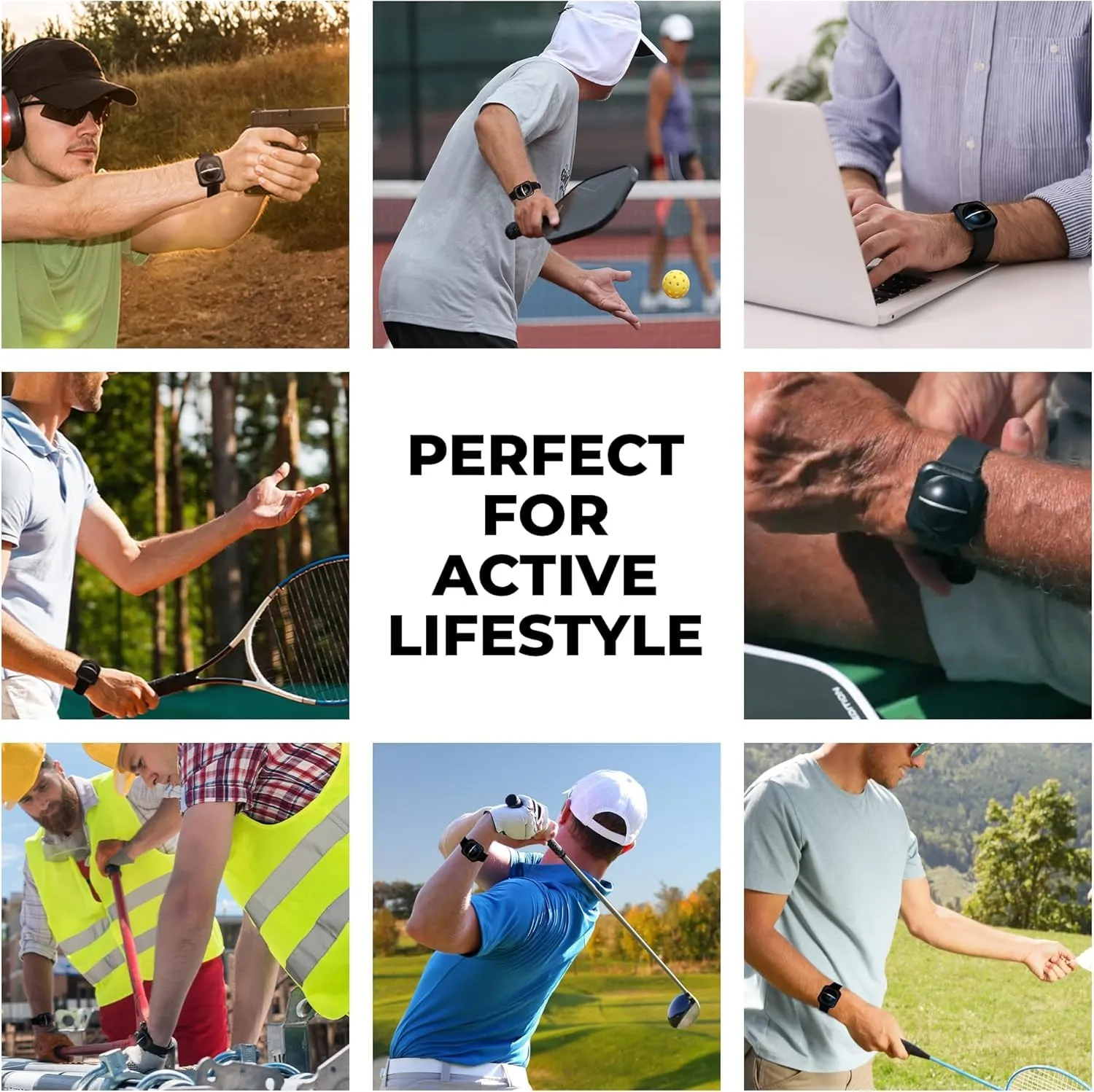 TENEX ULTRA Tennis Elbow Brace for Men and Women, Wrist-Worn Counterforce Band for Golfers Elbow, Non-Compression Relief Device, Tennis Elbow Sleeve Alternative, Elbow Pain Support, Waterproof