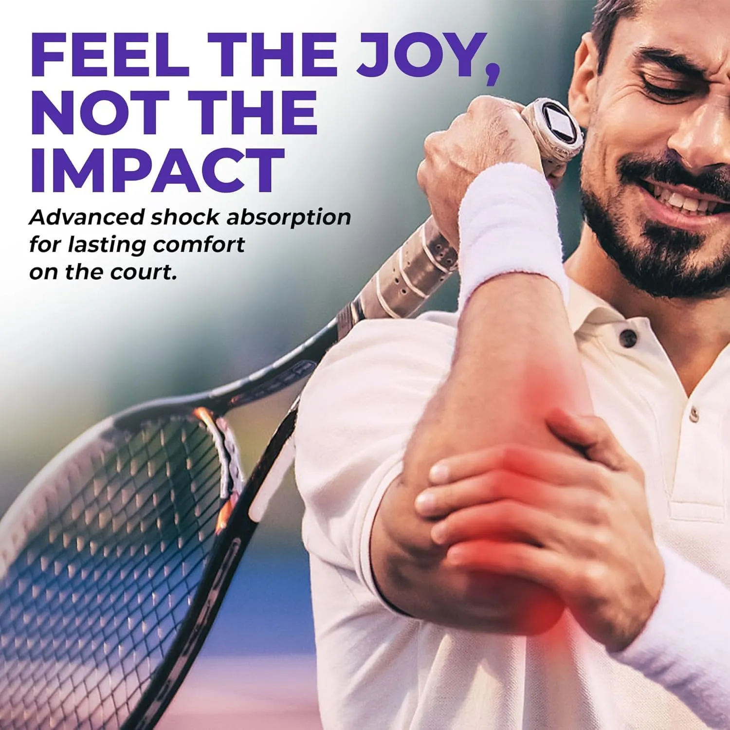 TENEX ULTRA Tennis Elbow Brace for Men and Women, Wrist-Worn Counterforce Band for Golfers Elbow, Non-Compression Relief Device, Tennis Elbow Sleeve Alternative, Elbow Pain Support, Waterproof