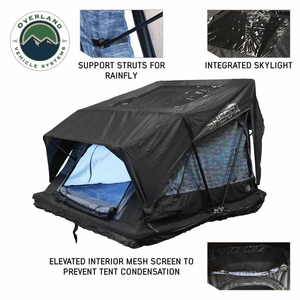 Tent, Grey - XD & Sided Soft Black Timely Top Body Roof Person, Sherpa S3S Remote-controlled Rainfly 3