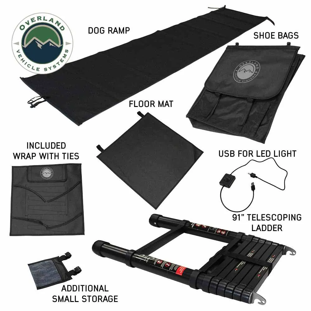 Tent, Grey - XD & Sided Soft Black Timely Top Body Roof Person, Sherpa S3S Remote-controlled Rainfly 3