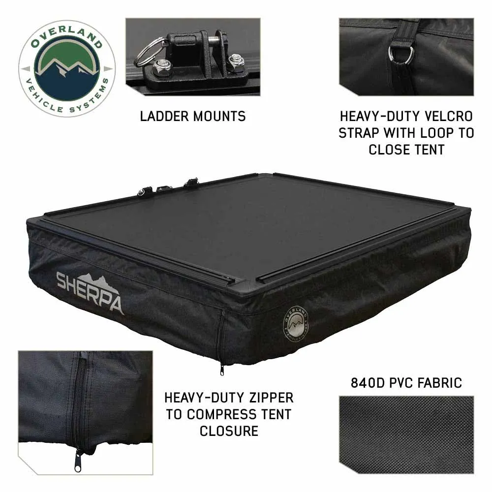 Tent, Grey - XD & Sided Soft Black Timely Top Body Roof Person, Sherpa S3S Remote-controlled Rainfly 3