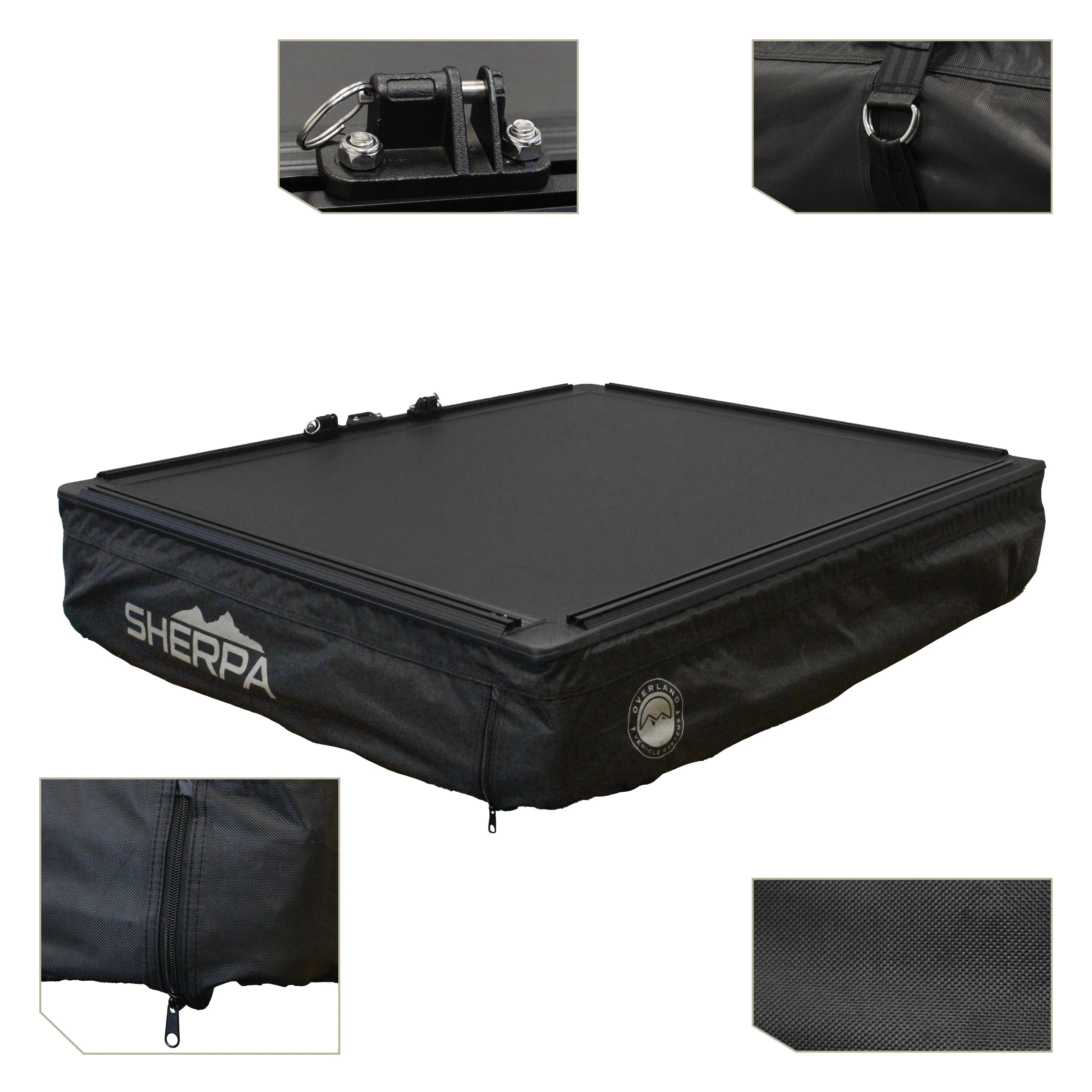 Tent, Grey - XD & Sided Soft Black Timely Top Body Roof Person, Sherpa S3S Remote-controlled Rainfly 3
