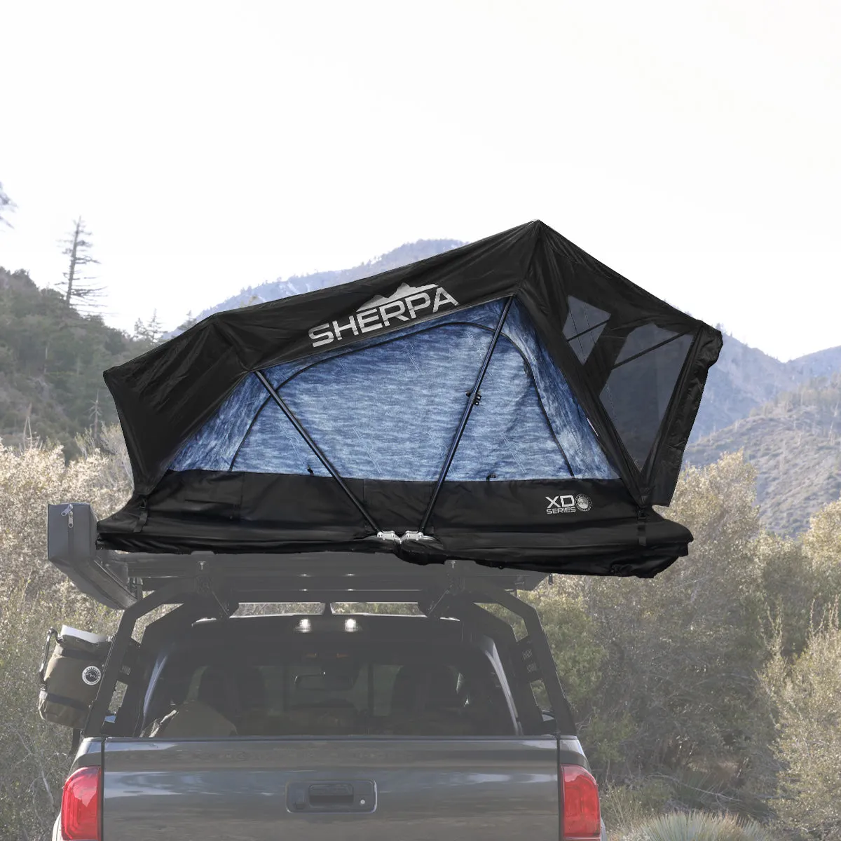 Tent, Grey - XD & Sided Soft Black Timely Top Body Roof Person, Sherpa S3S Remote-controlled Rainfly 3
