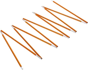 Tent Pole Repair Kit, 2Pcs Aluminium Alloy Tent Supporting Rod Tent Poles Replacement Tent Rod for Hiking Camping