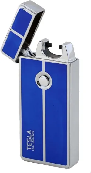 Tesla Coil Lighters™ USB Rechargeable Windproof Arc Cigarette Lighter with Charging Cable and Carrying Pouch