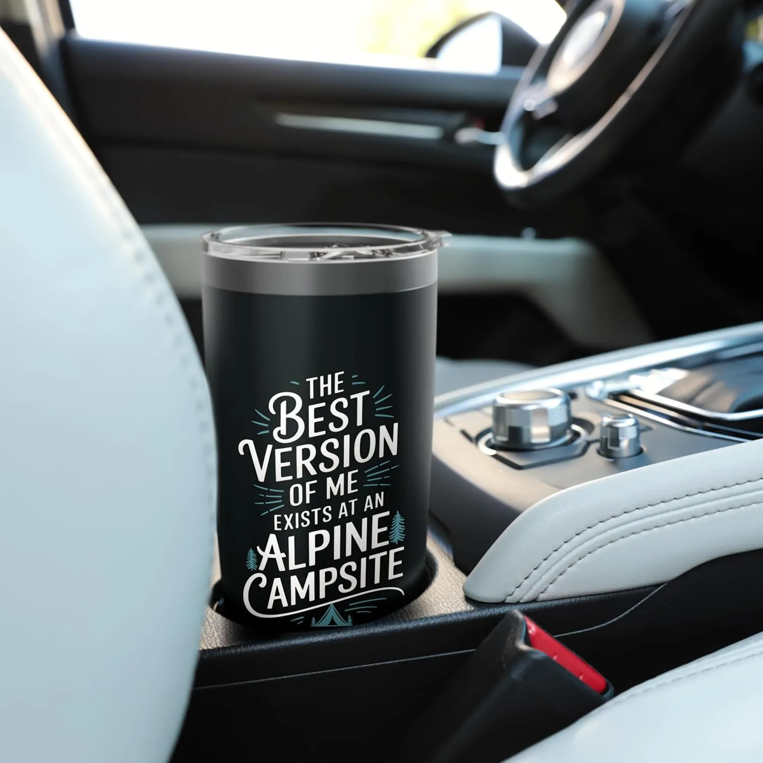 The Best Version of Me Exists at Alpine Camping Stainless Steel Insulated Tumbler