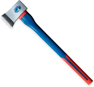 The Patriot: World Axe Throwing League Premium Competition Throwing Axe & Multi-Purpose Camping Axe or Wood Splitting Axe with Rubber and Fiberglass Handle