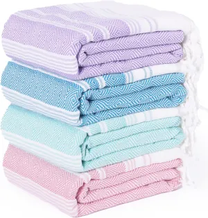 Thin Turkish Beach Towel Lightweight Quick Dry Absorbent Cotton Bathroom Bath Pool Swim Towels Extra Large Oversized Sand Free Beach Accessories Essentials Cloud Gifts for Adult
