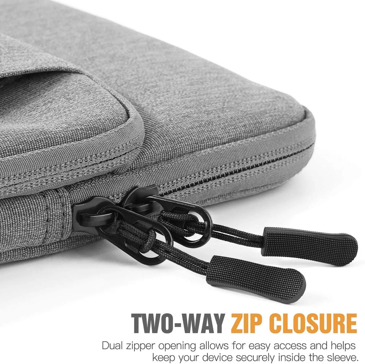 TiMOVO 13.3-14 Inch Laptop Sleeve Carrying Bag with Pockets for iPad Air 13 Inch 2024,iPad Pro 13 Inch 2024,MacBook Air 2022-2018,MacBook Pro M2/M2/M1 Pro/M1 Max,Galaxy Tab S9 /S8  12.4",Light Gray