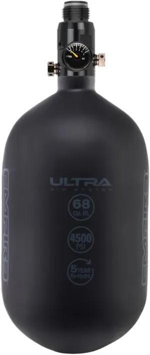 Tippmann Empire Ultra Light Carbon Fiber 68ci / 4500psi N2 Compressed Air HPA Paintball Tank - Guaranteed Hydro Date 2023/07