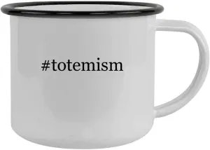 #totemism - 12oz Hashtag Camping Mug Stainless Steel, Black