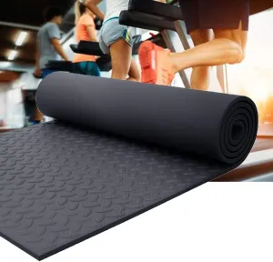 Treadmill Mat Noise Reduction, Heavy Duty Excersize Equipment Mat for Home, Floor and Carpet Protection Mat Non-Slip Mat for Exercise Bike Cycleops Fitness Equipment 200×100 cm