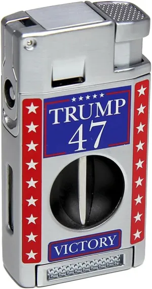 Trump 45/47 Victory Lighter – Special 30% Victory Tariff Discount – Patriotic Keepsake Gift for Men, Limited Edition in Gift-Ready Box
