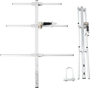 TWAYRDIO Foldable Ham Radio Yagi Antenna UHF 400-470Mhz Long Range 7dBi Signal Booster GMRS Directional Yagi for Repeater System,HT,Fm Scanner,433mhz Device