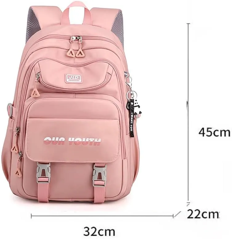 University Bookbag copmuter Daypack Backpack Outdoor Bag Waterproof Travel Notebook College Backpack woman (Purple)