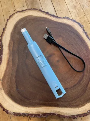 USB Lighter in Matte Baby Blue