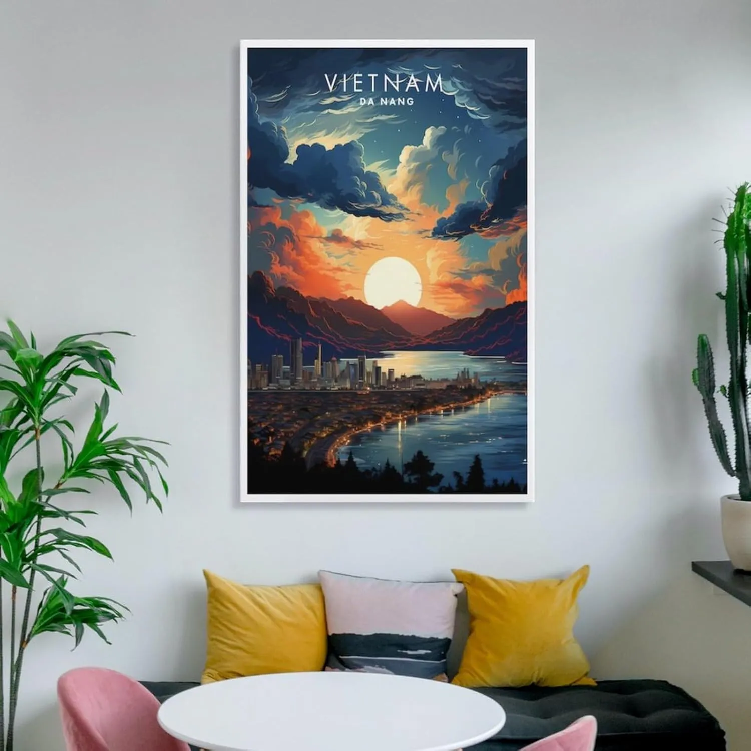 Vietnam Da Nang Travel Print Poster Canvas Wall Art Framed And Unframed Picture For Home Room Decor Poster 20x30inch(50x75cm)