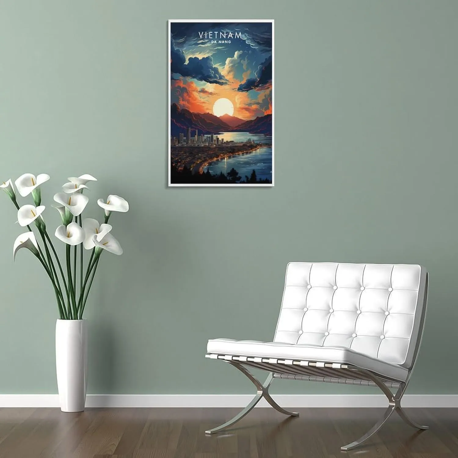 Vietnam Da Nang Travel Print Poster Canvas Wall Art Framed And Unframed Picture For Home Room Decor Poster 20x30inch(50x75cm)