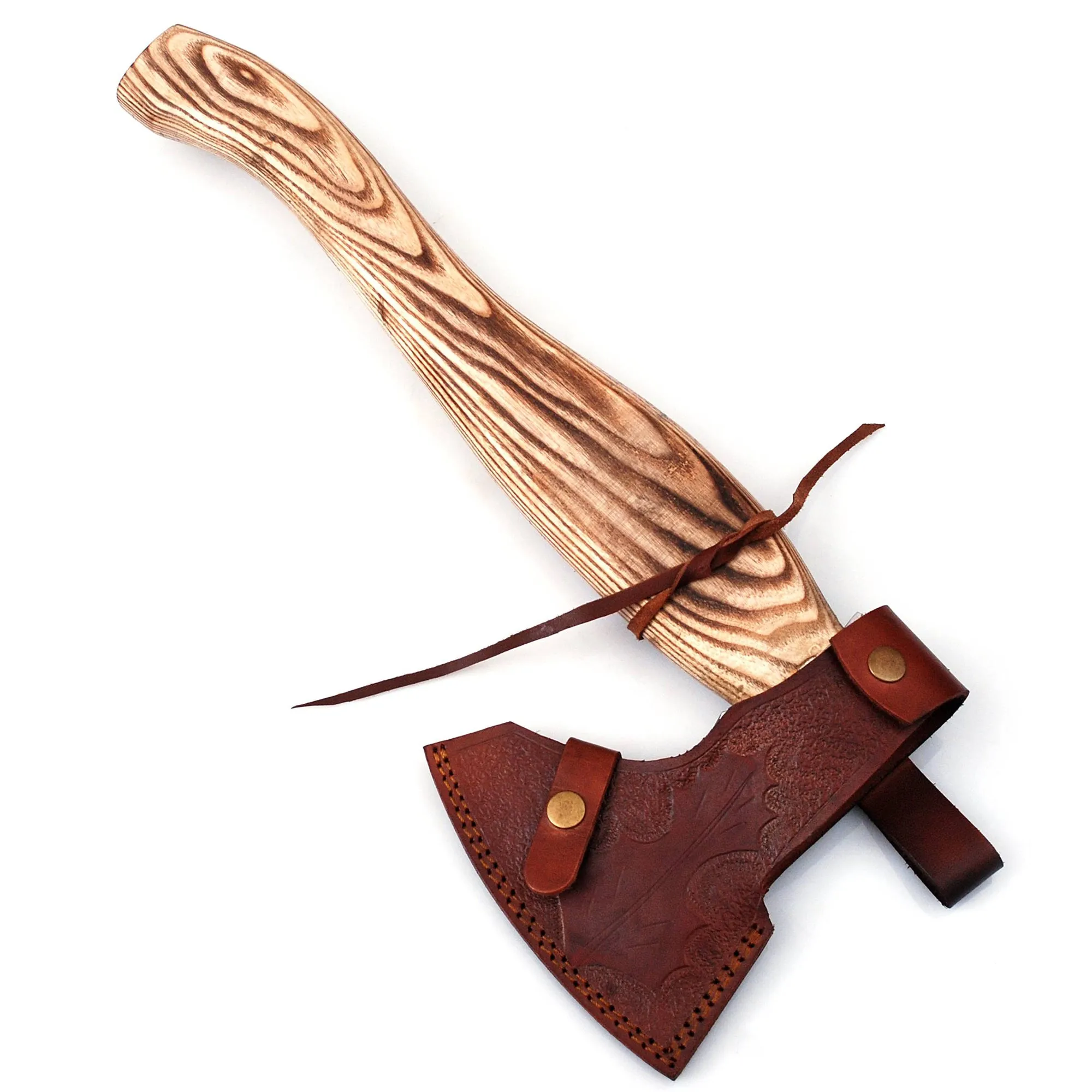 Viking Axe, Camping Axe, Hunting Axe, Carving Axe, Bearded, One-of-a-Kind, Engraved Blade, Etched Wood ARSAXE03