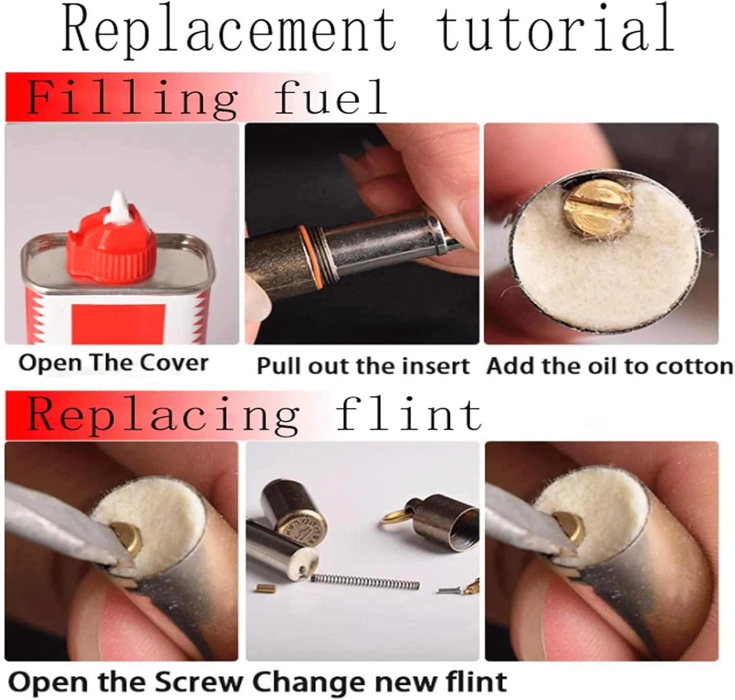 Vintage Trench Kerosene Lighter, Classic Wheel Ignition, Open Flame, refillable Fuel, 2-Pack Waterproof Lighter for Outdoor Adventures, Hiking(2pc 2)