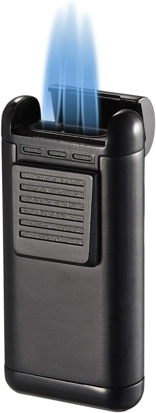 Visol Antero Butane Torch Triple Flame Refillable Gas Lighter (Shipped Without Butane)