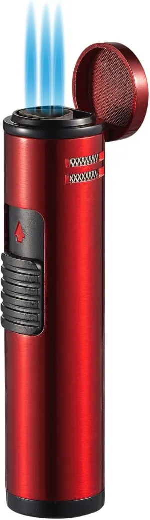 Visol Cobra Triple Flame Butane Torch Refillable Gas Lighter (Shipped Without Butane)