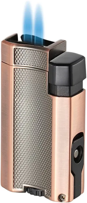 Visol Concave Double Flame Torch Lighter (Shipped Without Butane)