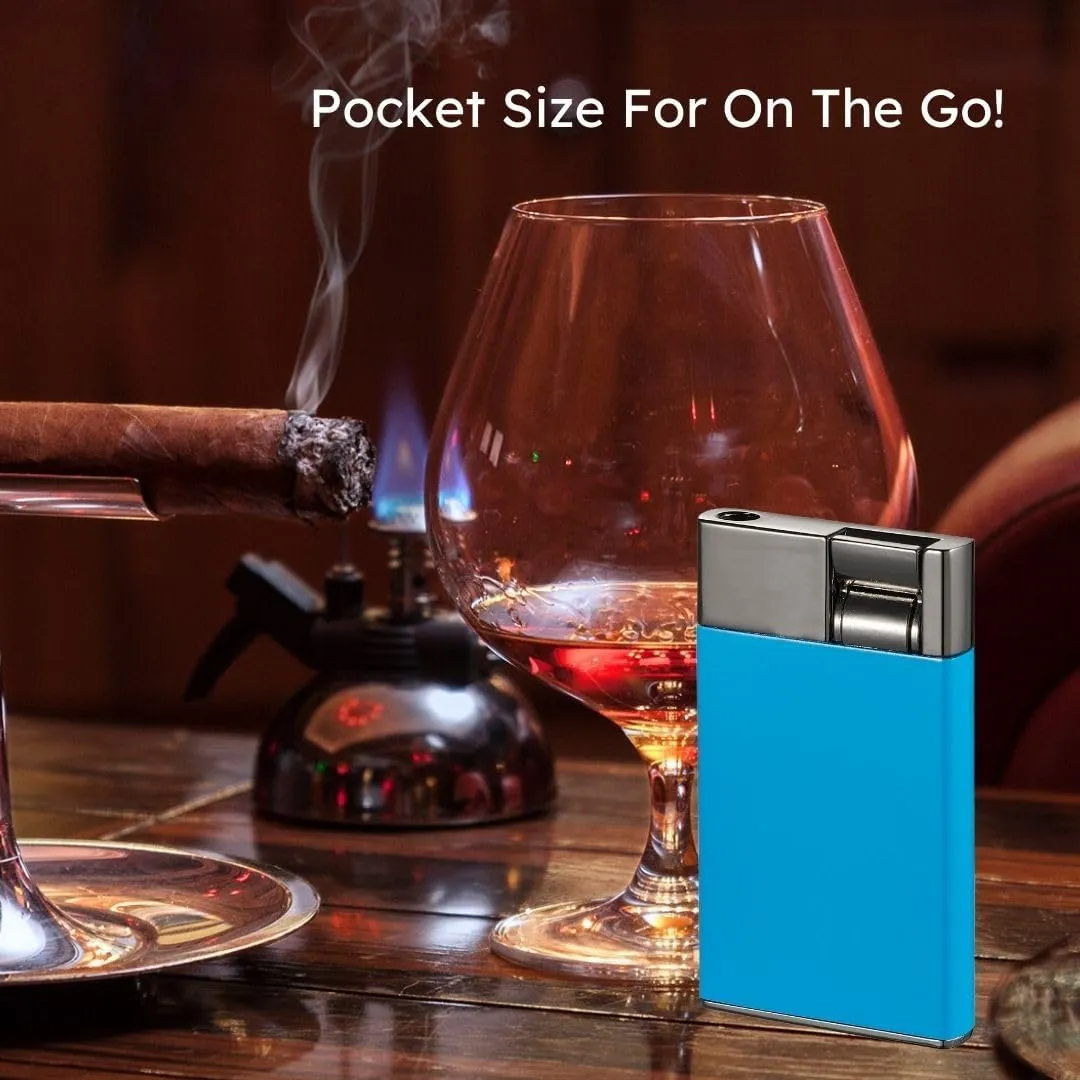 Visol Cougar Single Flame Butane Torch Refillable Gas Lighter (Shipped Without Butane)