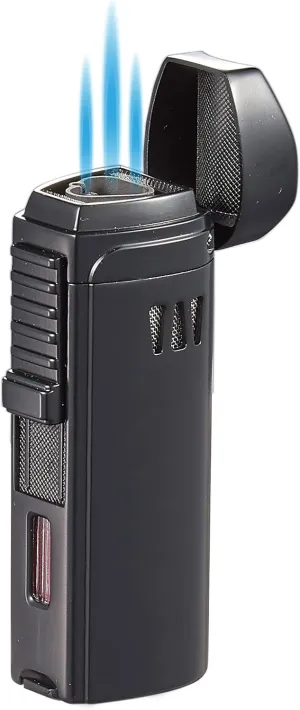 Visol Denali Triple Torch Flame Refillable Gas Lighter (Shipped Without Butane)
