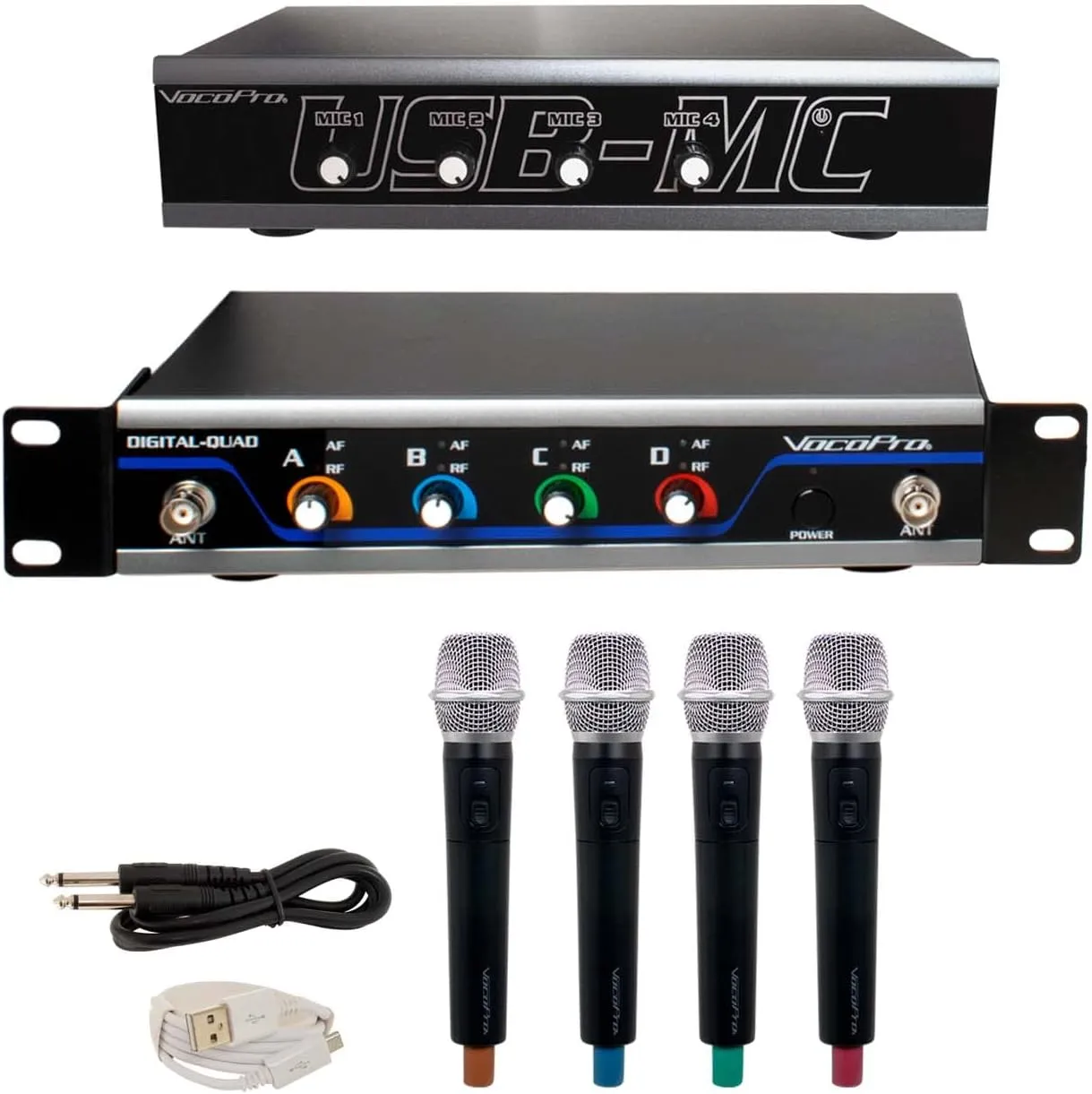 VocoPro Wireless Microphones and Transmitters (USB-Acapella 4)
