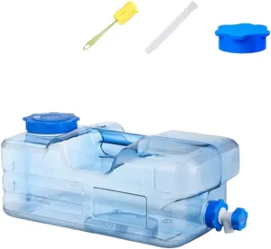 Water Container with Faucet Water Storage Tank for Traveling Fishing Picnic