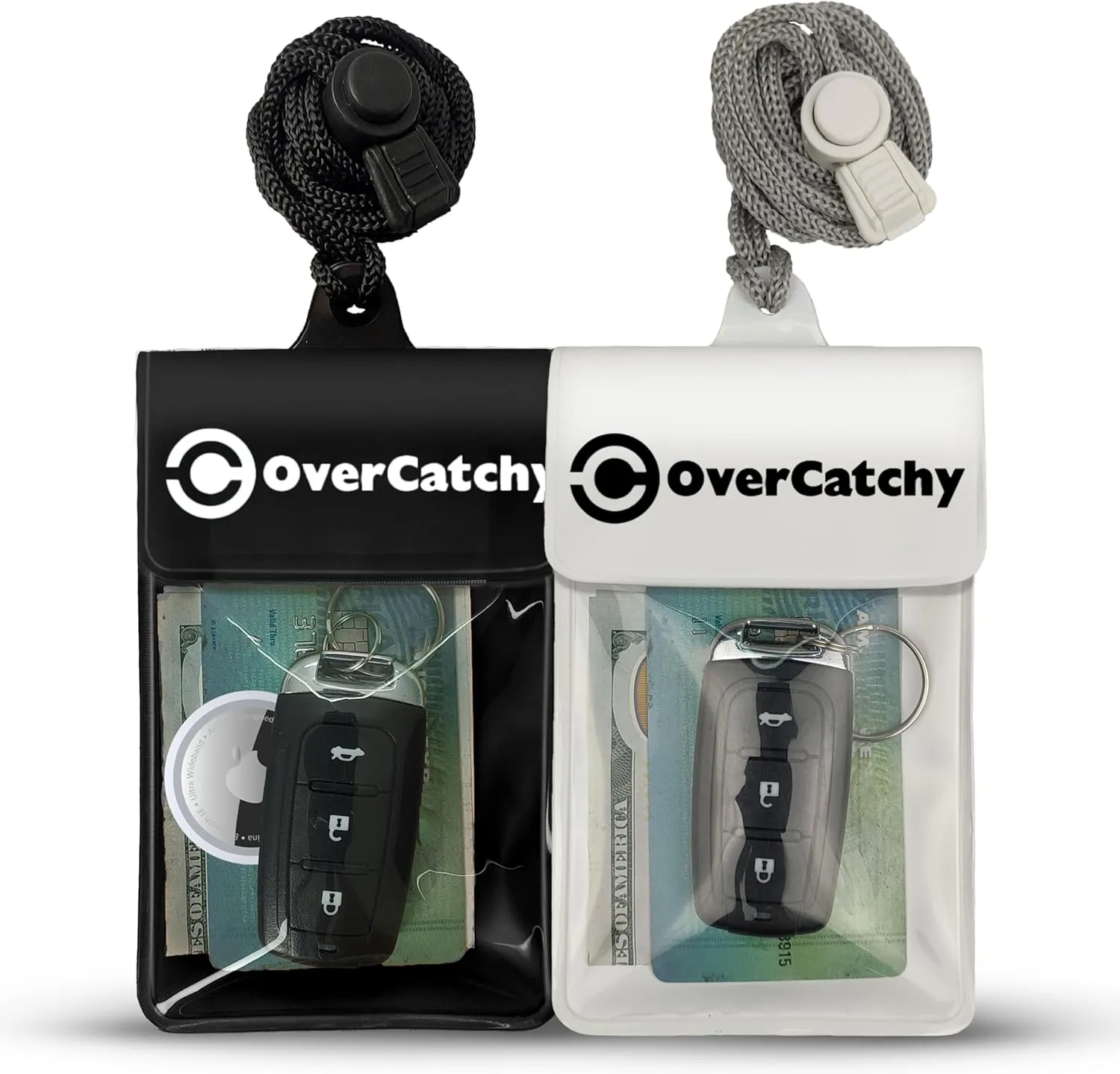 Waterproof Car Key FOB Case Floating Wallet Pouch for Remote Keys ID Credit Card Cash Money Dry Bag Holder for Swimming