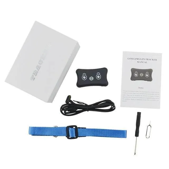Waterproof GPS Pet Tracker - Real-time Dog  Cat Locator Collar