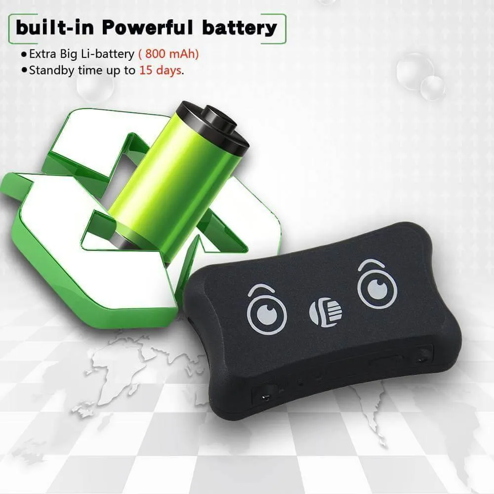 Waterproof GPS Pet Tracker - Real-time Dog  Cat Locator Collar