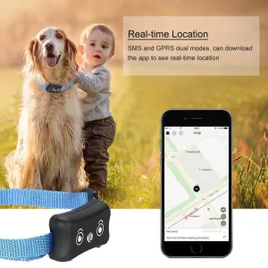 Waterproof GPS Pet Tracker - Real-time Dog  Cat Locator Collar