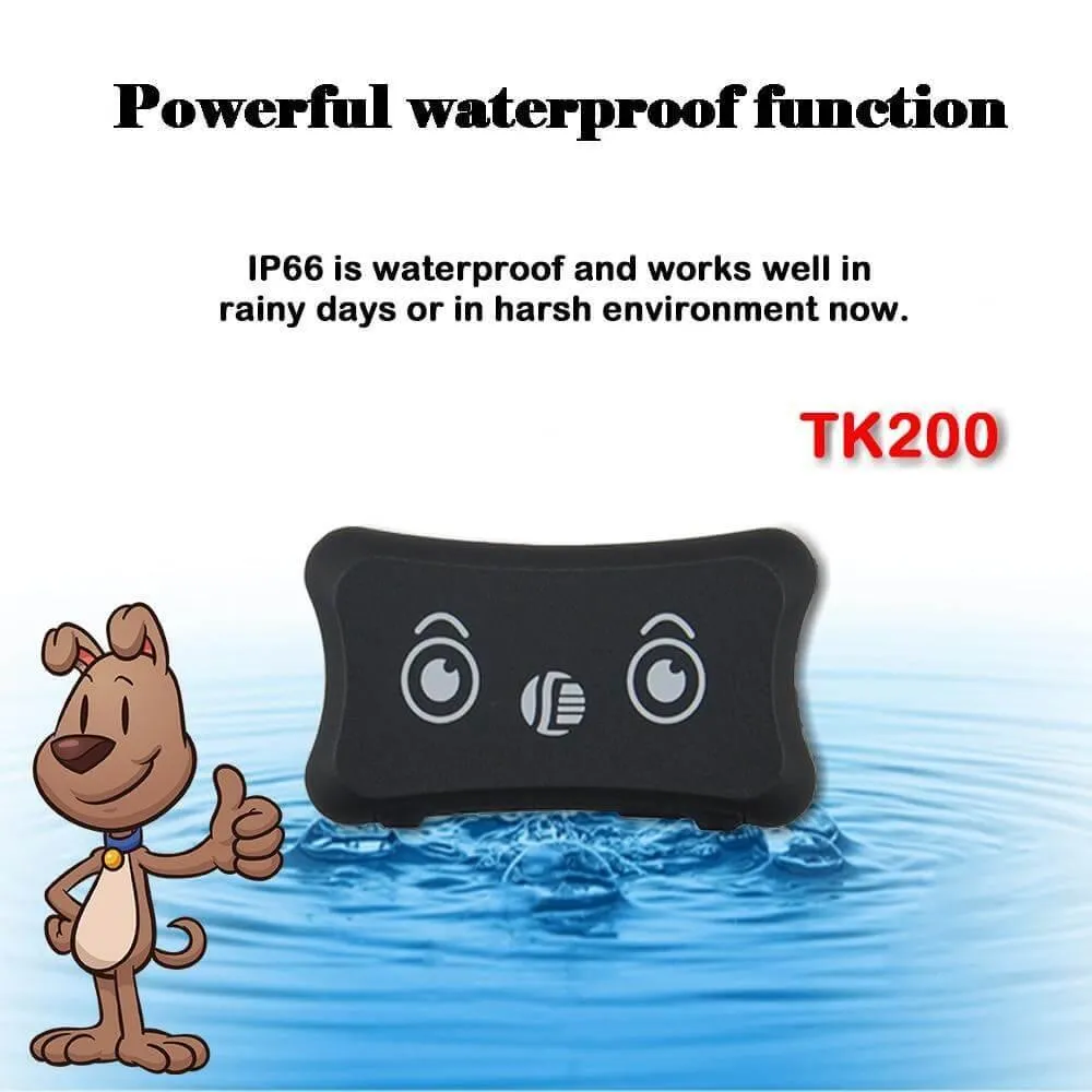 Waterproof GPS Pet Tracker - Real-time Dog  Cat Locator Collar