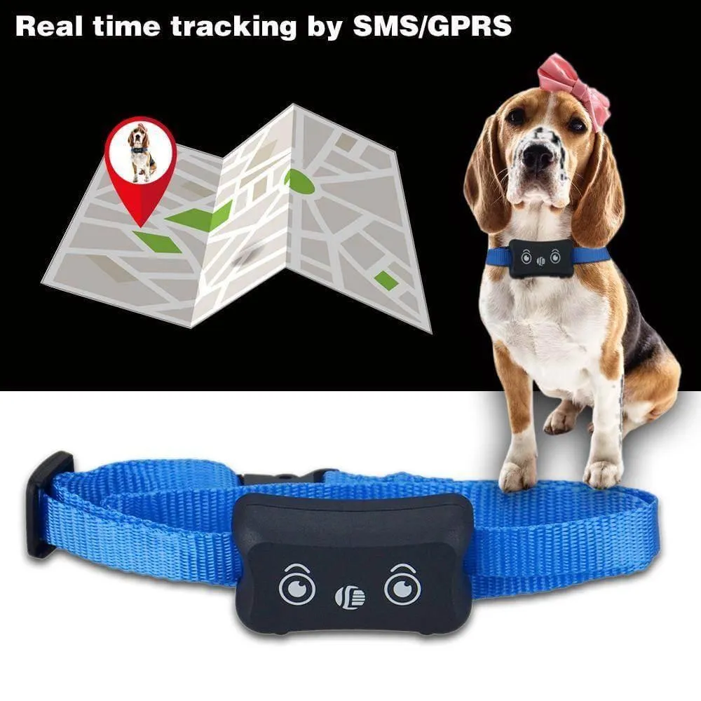 Waterproof GPS Pet Tracker - Real-time Dog  Cat Locator Collar