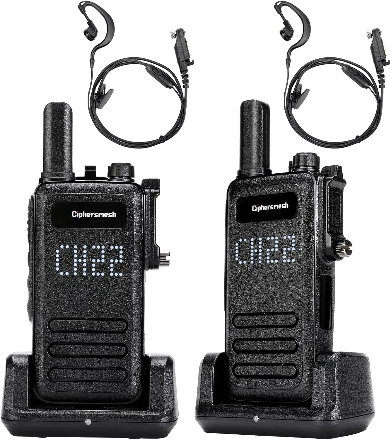 Waterproof Walkie Talkies Long Range for Adult with AI 30dB Noise Cancelling, Rechargeable 2W Two Way Radios, VOX, 1700mAh, Walky Talky for Emergency Family, Camping, Hiking CAP700-2 Pack